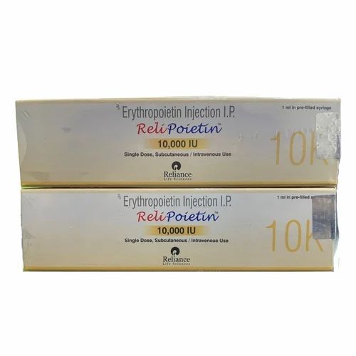 Relipoietin 10000 IU Injection packaging